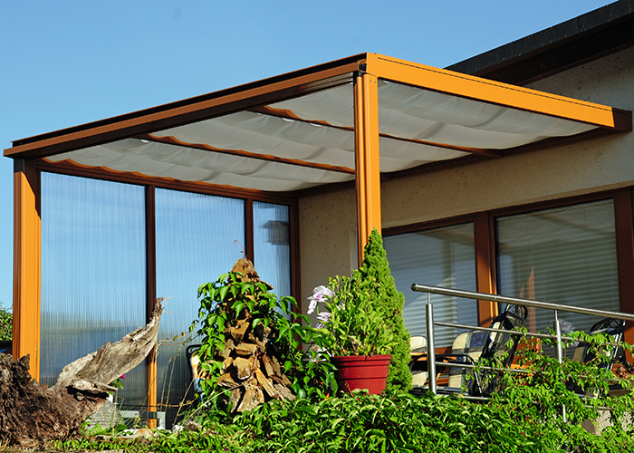 Modell Exklusiv Gre 1 mit Seitenwand links und Schattier-Set