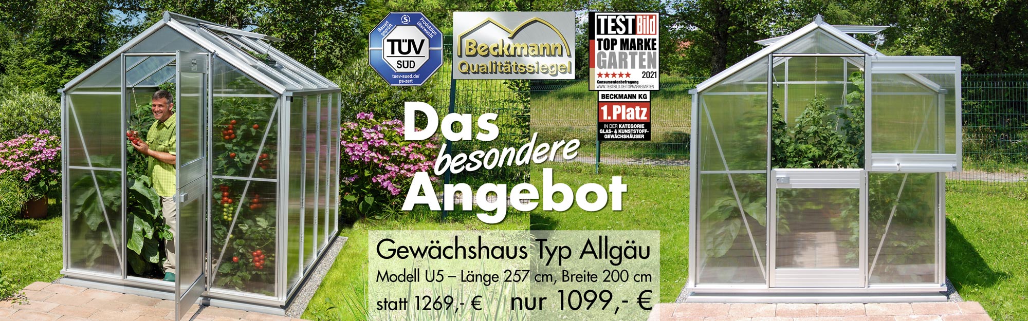 Ihr Spezialist für Gewächshaus und Gartenartikel - Beckmann KG
