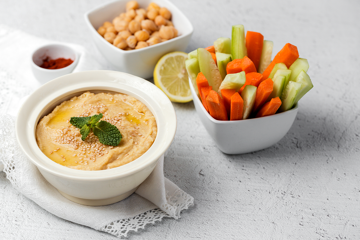 Cremiger Kichererbsen-Hummus