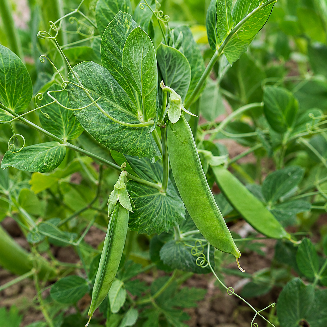 Erbsen anbauen