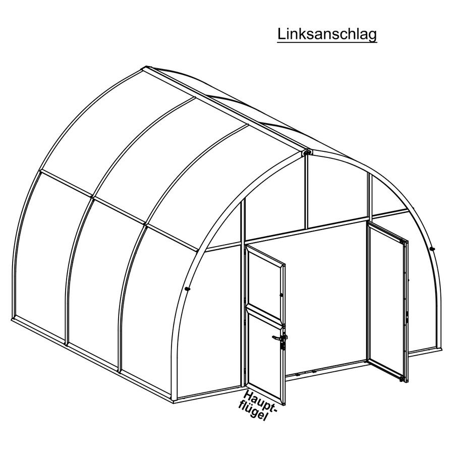 Aufpreis fr nderung der Doppeltr Typ Botanis - Hauptflgel links