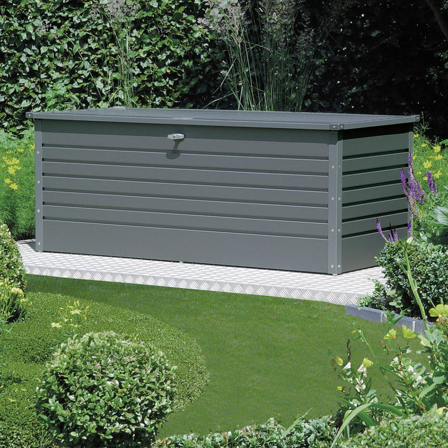 Garten- und Freizeitbox Gre 3  Dunkelgraumetallic 180 x 78 x 70 cm