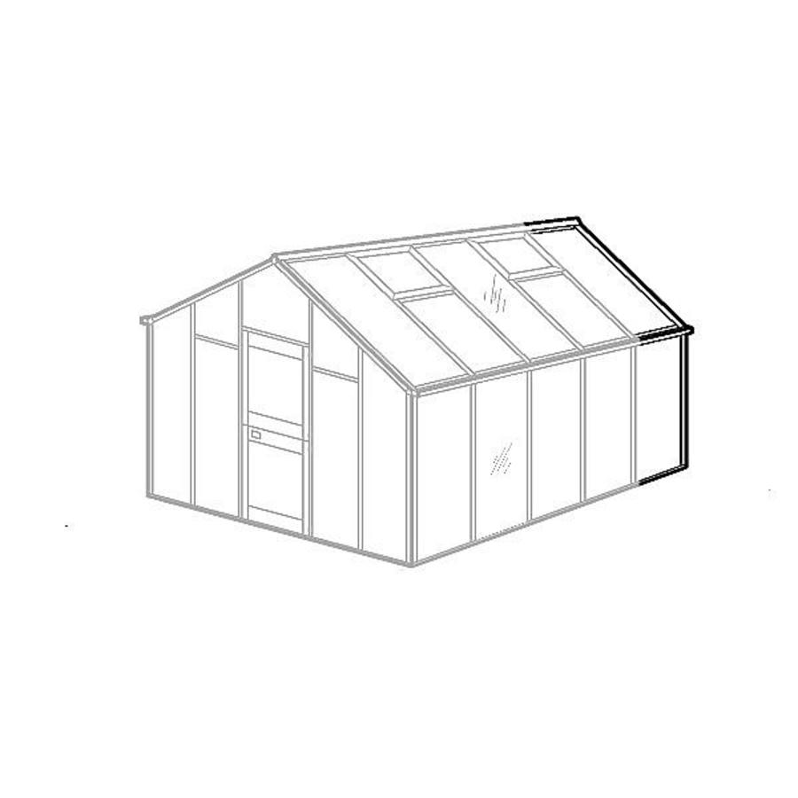 Gewchshaus-Verlngerung fr Typ Allgu Modell B