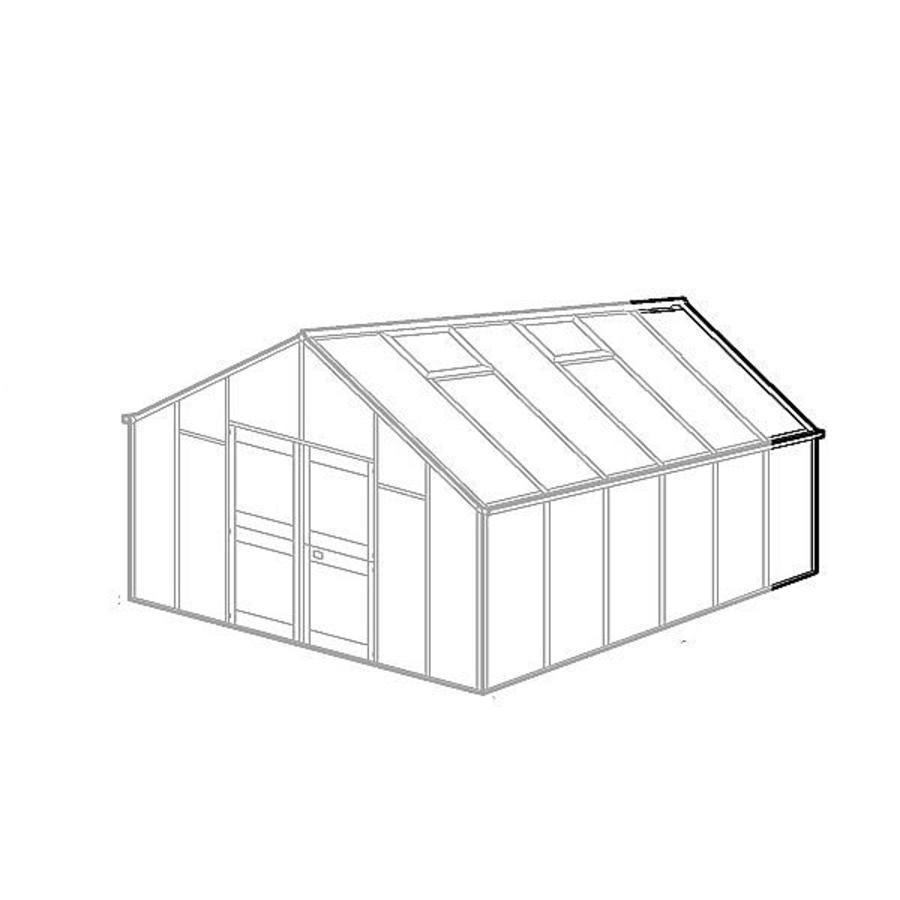 Gewchshaus-Verlngerung fr Typ Allgu Modell C