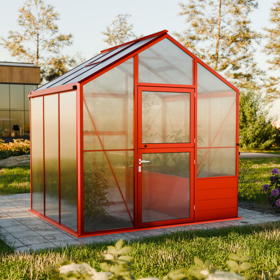 Hochbeet-Gew�chshaus Typ Solanum� Modell VARIUS SOLV53  257 x 222 cm