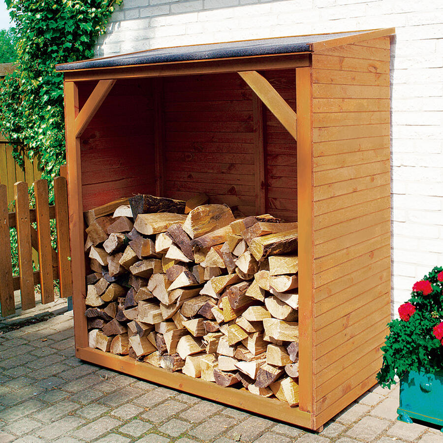Kaminholz-Schrank