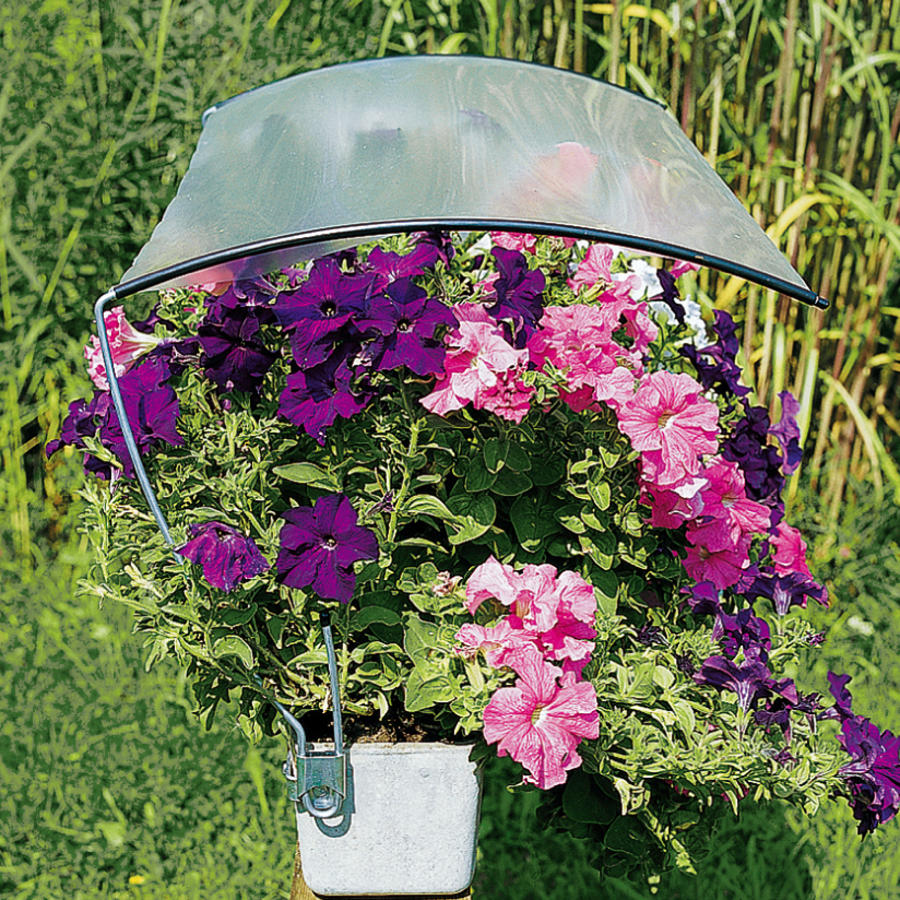 Regenschutz für Balkonkasten bis 120 cm mit Folie Beckmann KG