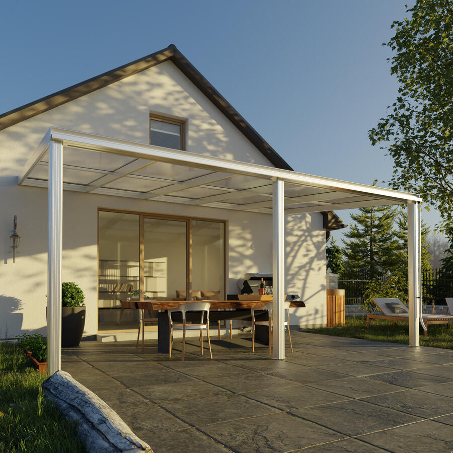 Terrassen-berdachung Exklusiv  Gre 7 Tiefe 322 cm, Lnge 508 cm