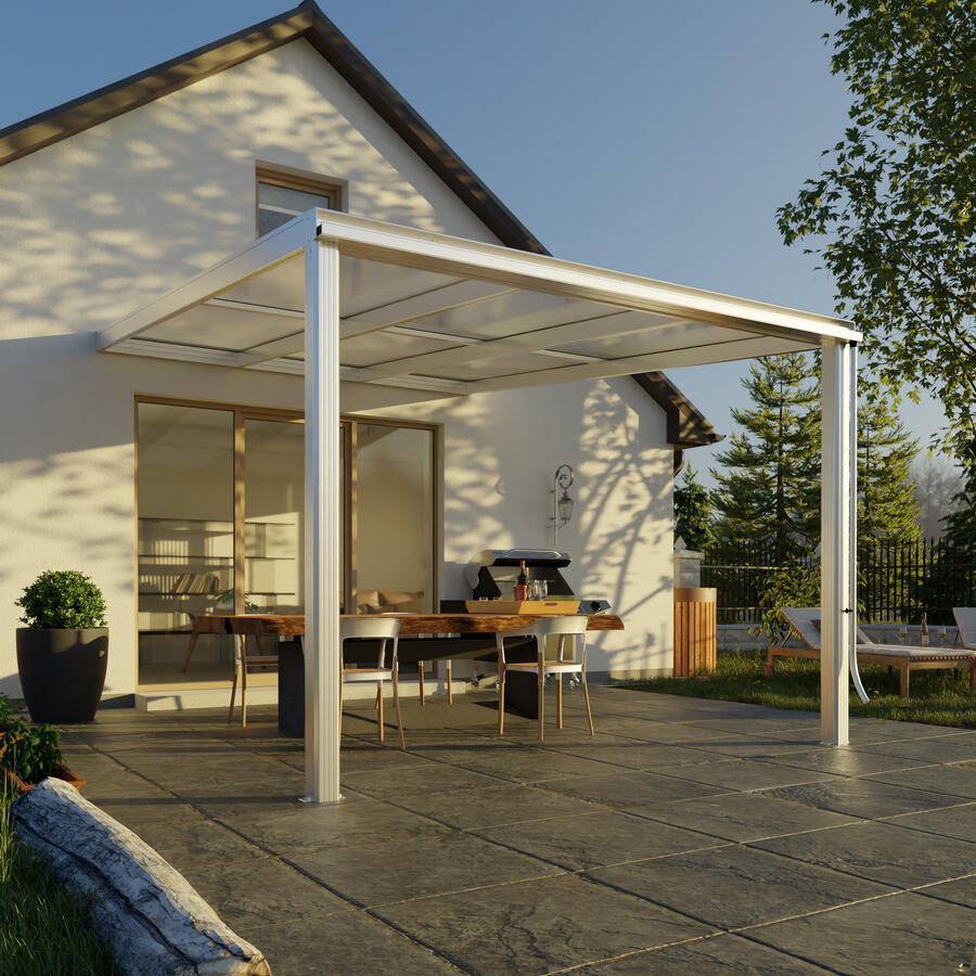Terrassen-berdachung Exklusiv  Gre 9 Tiefe 371 cm, Lnge 307 cm