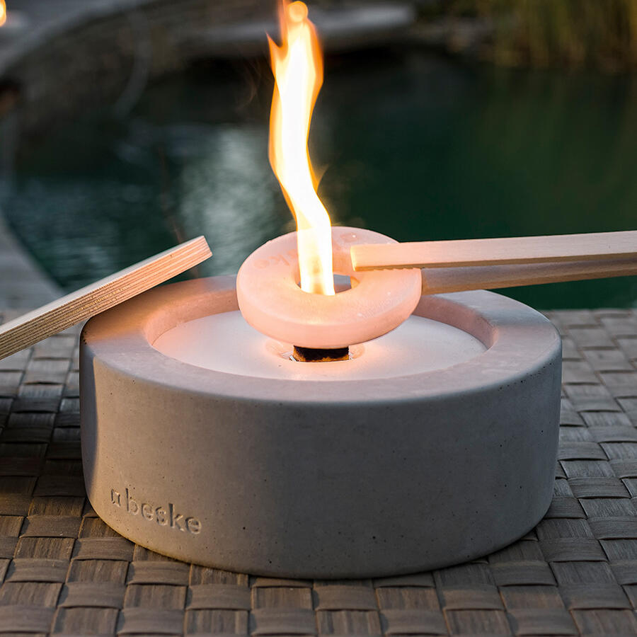 Wachsplatten Ø 9 cm für Betonfeuer Modell 2 + 4