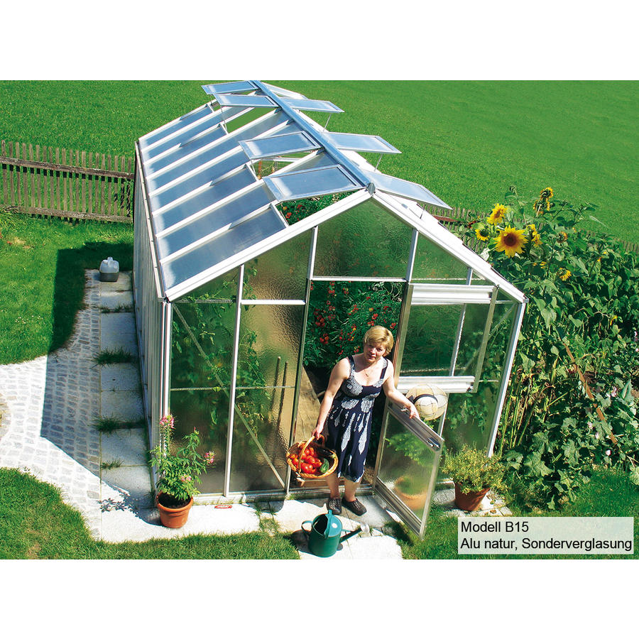 Gewchshaus Typ Allgu Modell B15  285 x 504 cm