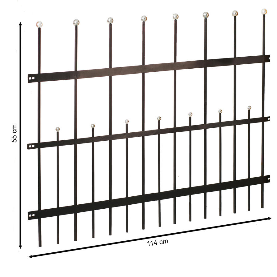 Spezial-Rabattenzaun  Hhe 55 cm