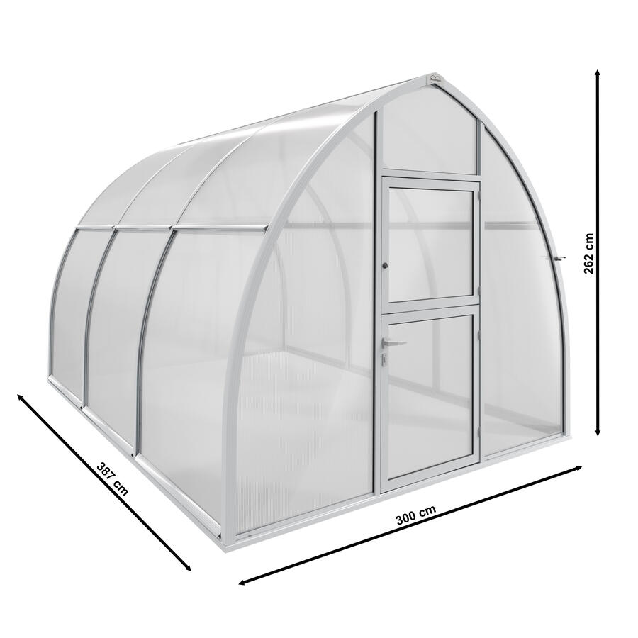 Gewchshaus Typ Botanis Modell Classic BOTM23 300 x 387 cm
