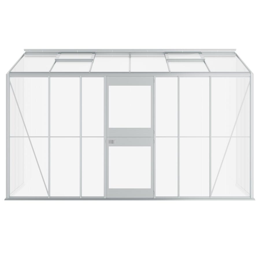 Anlehn- und Balkon-Gewchshaus Typ Allgu Modell BUT8  145 x 381 cm