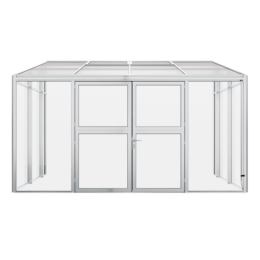 Anlehn- und Balkon-Gewchshaus Typ Allplanta BXL10  254 x 409 cm
