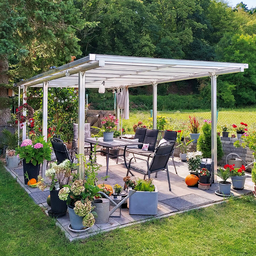 Aluminium-Carport und -Terrassendach