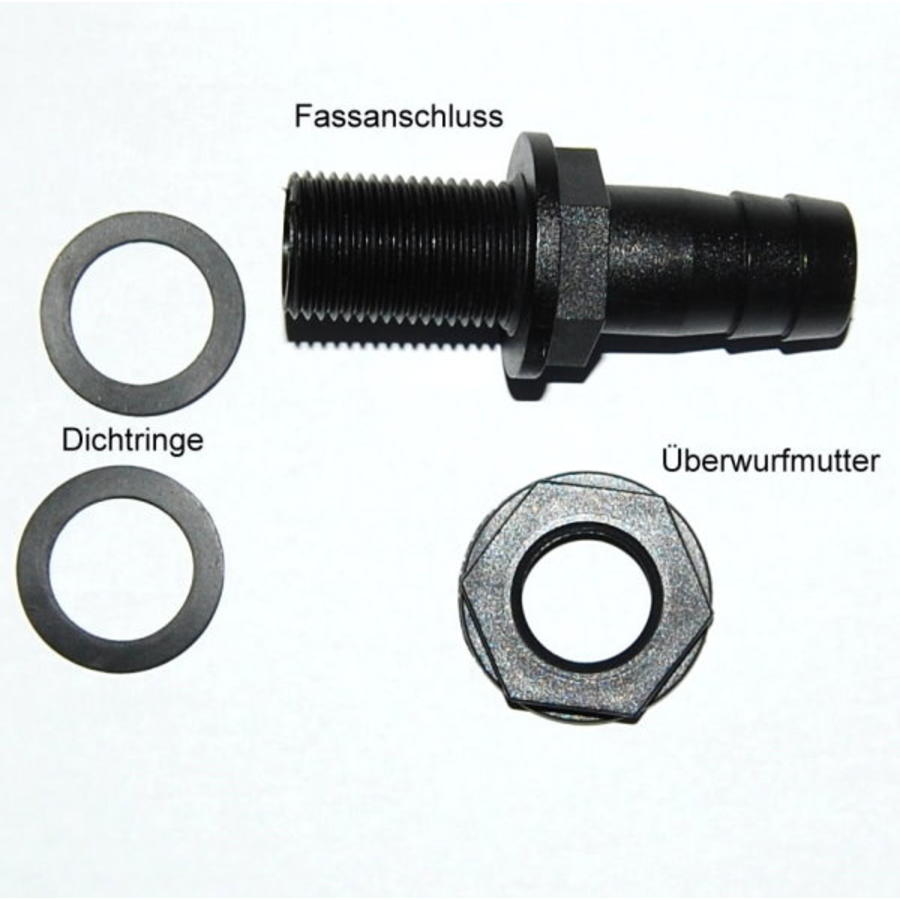 Fassanschlussstutzen &frac34; Zoll