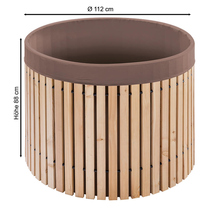 Beckmann-Regenfass 800 Liter aus Lrchenholz