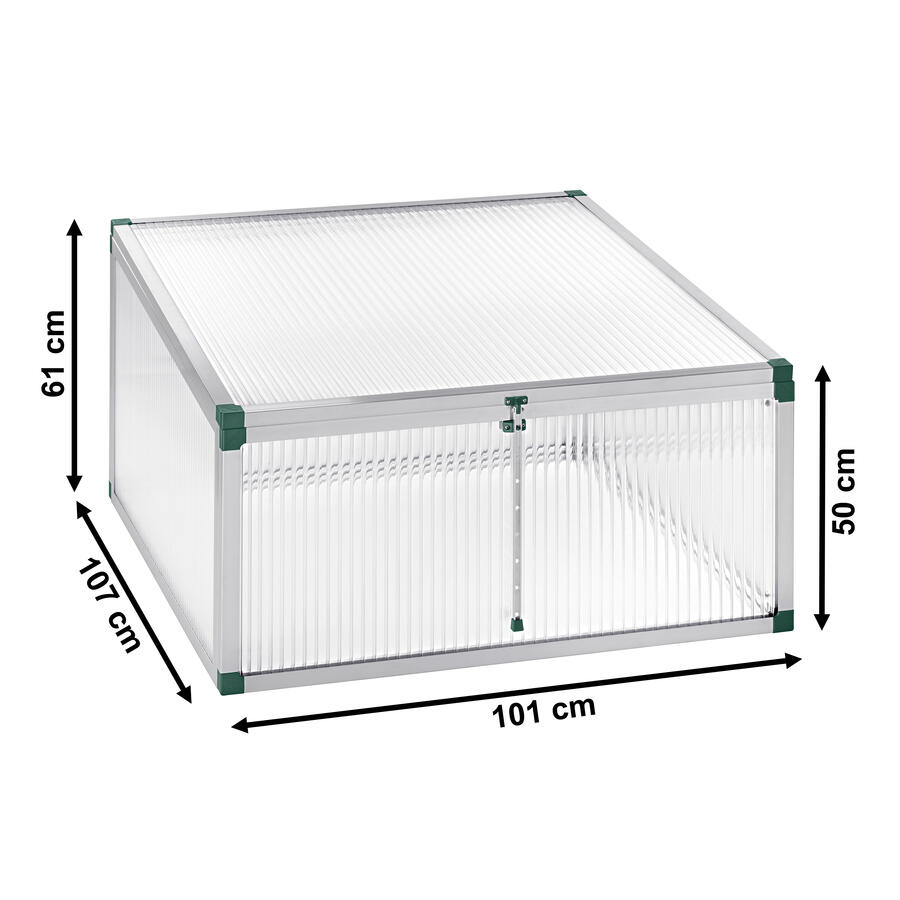 Frhbeet Typ Allgu Modell 3  Gre 1: 101 x 107 cm, 16 mm Polycarbonat