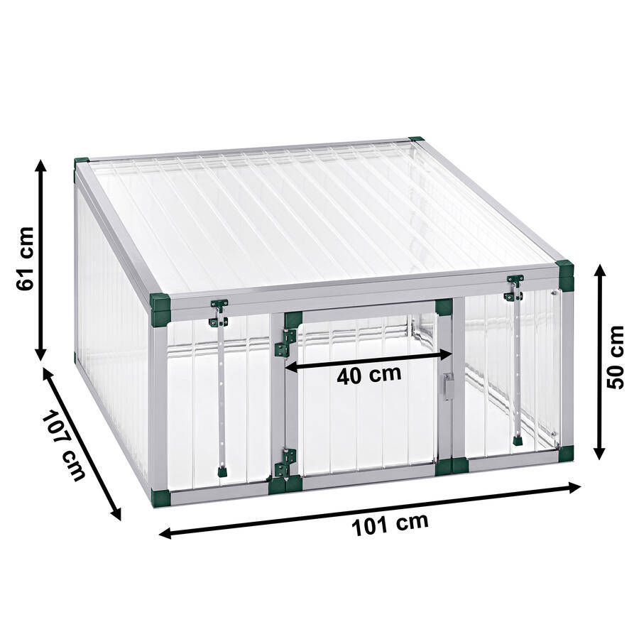 Schildkr�ten-Haus mit T�r Gr��e 1: 101 x 107 cm PLEXIGLAS� Alltop