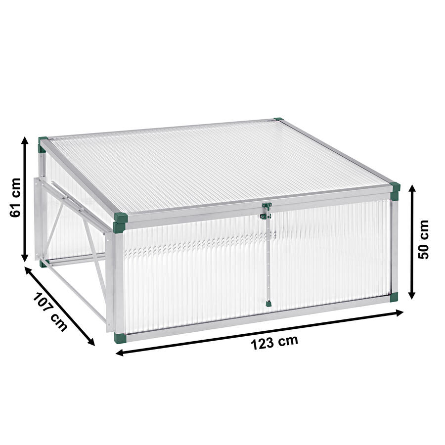 Verlngerung Frhbeet Typ Allgu Modell 3 Gre 2, 16 mm Polycarbonat