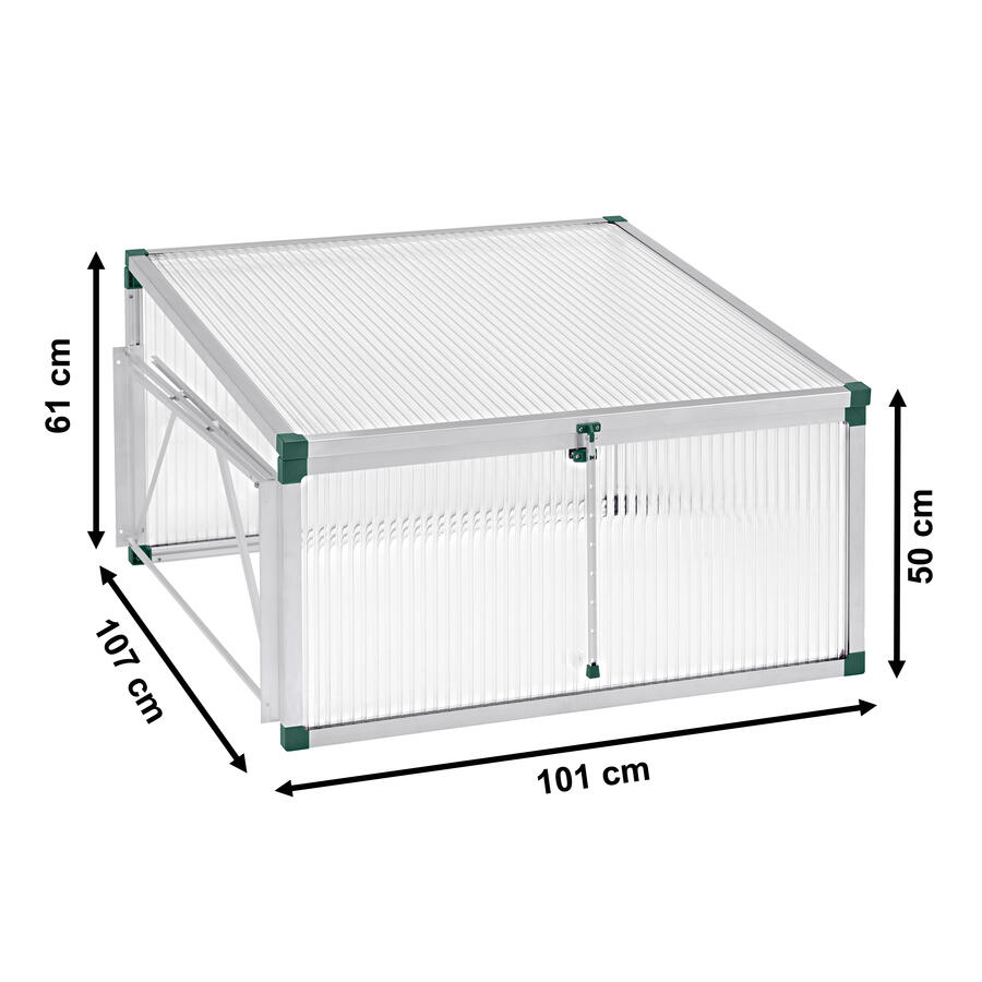 Verlngerung Frhbeet Typ Allgu Modell 3  Gre 1, 16 mm Polycarbonat