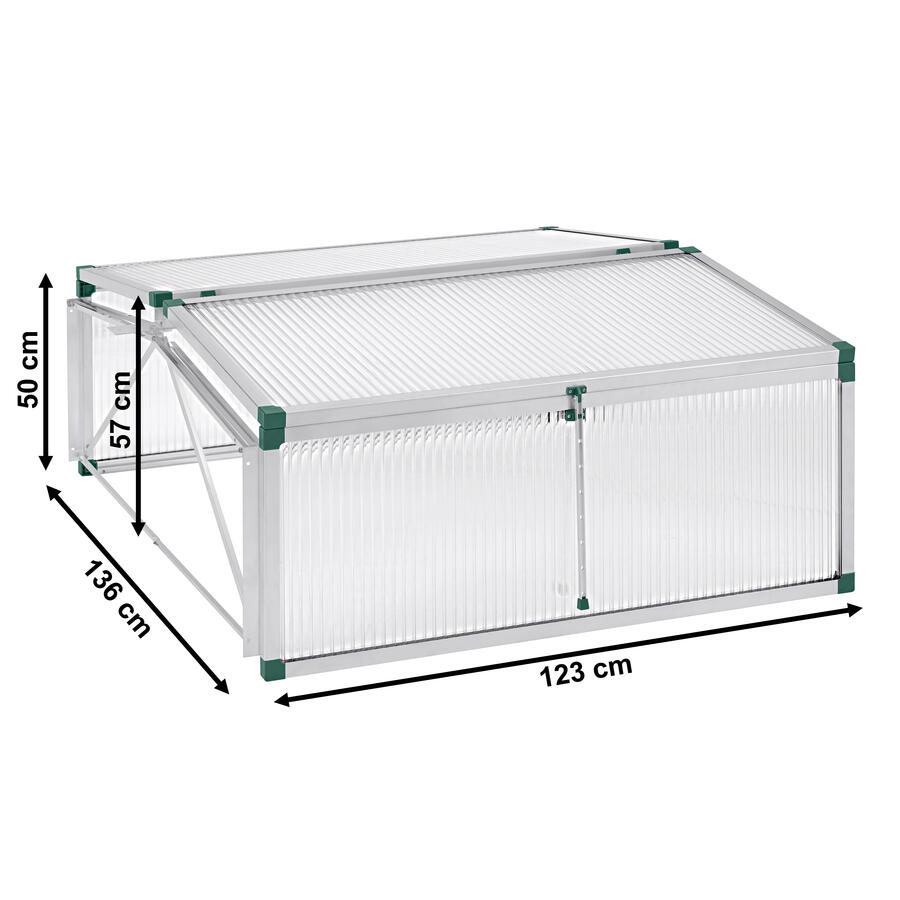 Verlngerung Frhbeet Typ Allgu Modell 4 Gre 2, 16 mm Polycarbonat