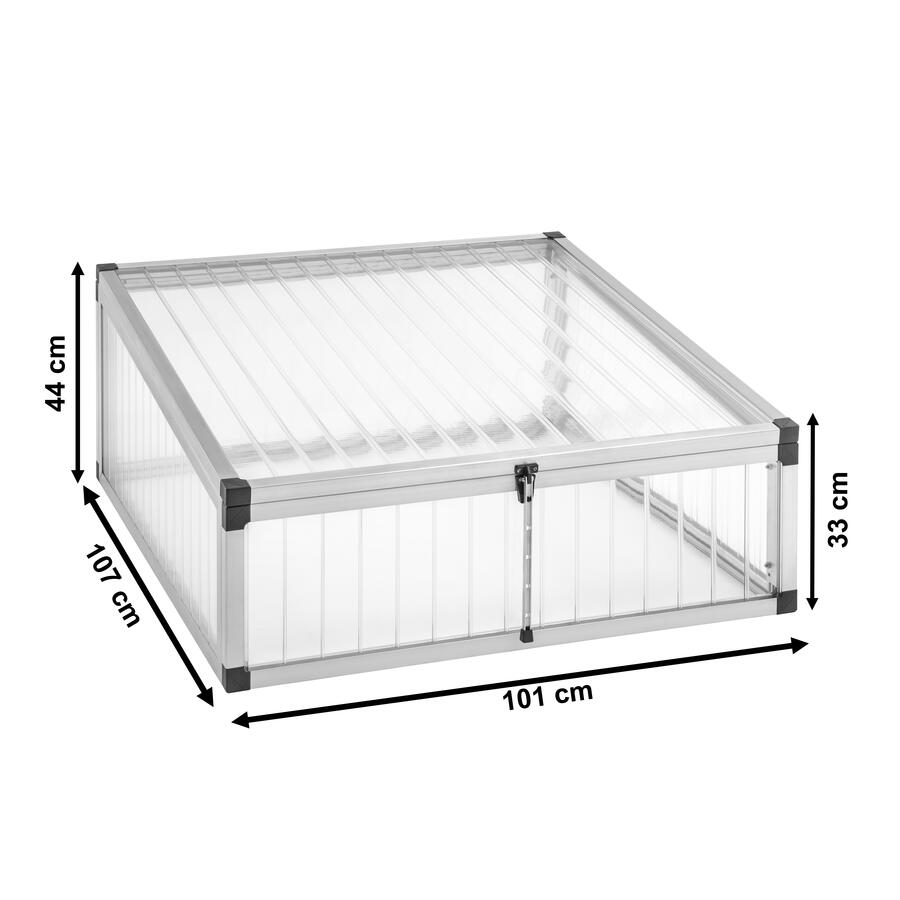   Frhbeet Typ Allgu Modell FTH: 101 x 107 cm, 16 mm PLEXIGLAS ®  Alltop