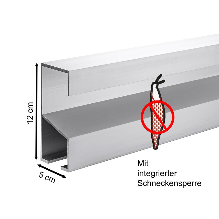 Fundamentrahmen fr Gewchshaus Modell S130