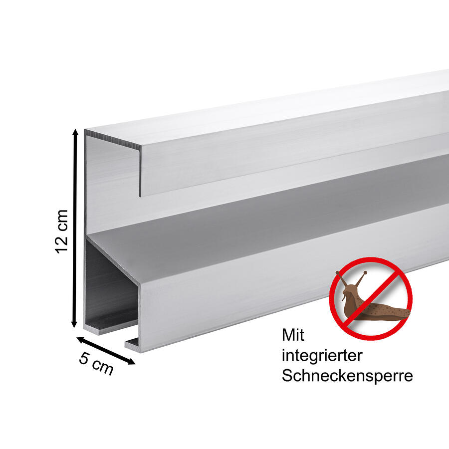 Fundamentrahmen fr Gewchshaus Modell BOTM22