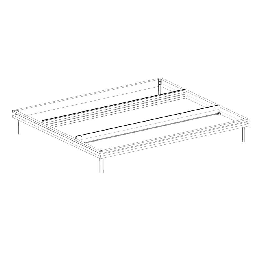 Fundamentrahmen f�r Gew�chshaus Modell SOLH64