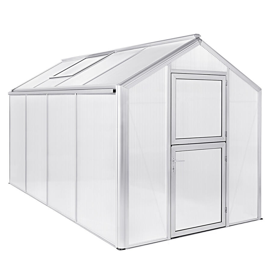 Gewchshaus Typ Allplanta Modell Urban ALPUR3  215 x 409 cm