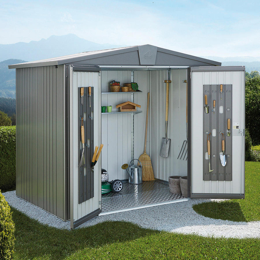 Gartengerätehaus Größe 3 244 x 156 cm Größe 3 244 x 156 cm Metall