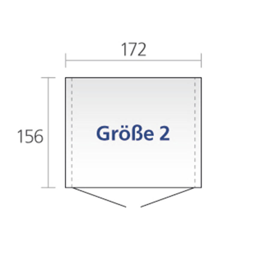 Gartengertehaus Gre 2 172 x 156 cm