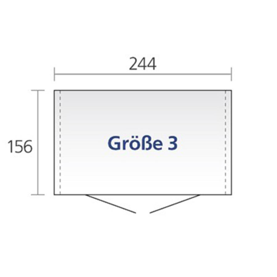 Gartengertehaus Gre 3 244 x 156 cm