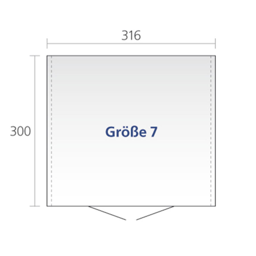 Gartengertehaus Gre 7 316 x 300 cm