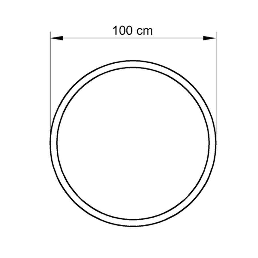 Hochteich  100 cm, Hhe 44 cm