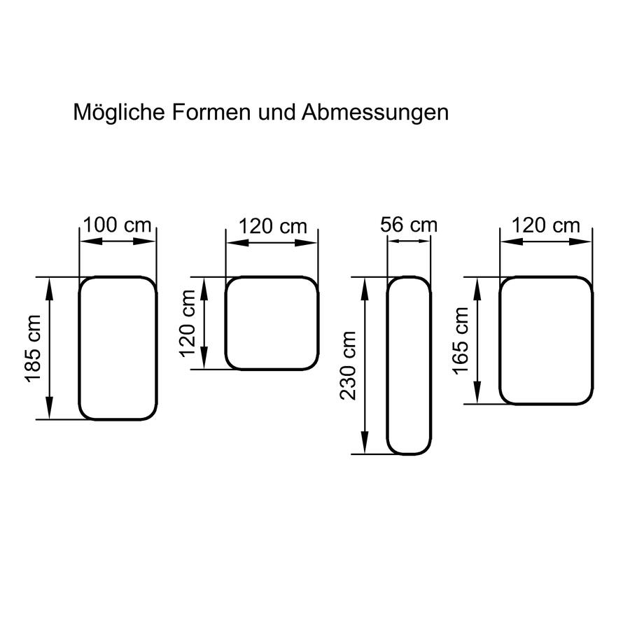 Wellmetall-Hochbeet Profi  Hhe 60 cm