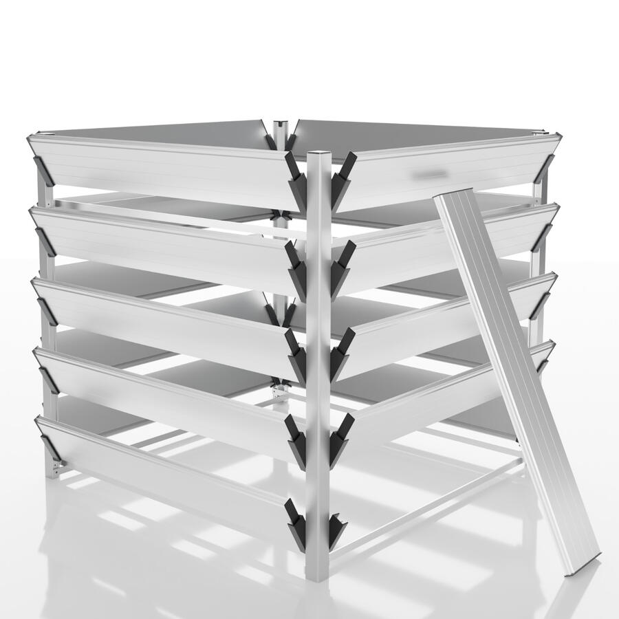 Aluminium-Komposter Robusto 1000 Liter