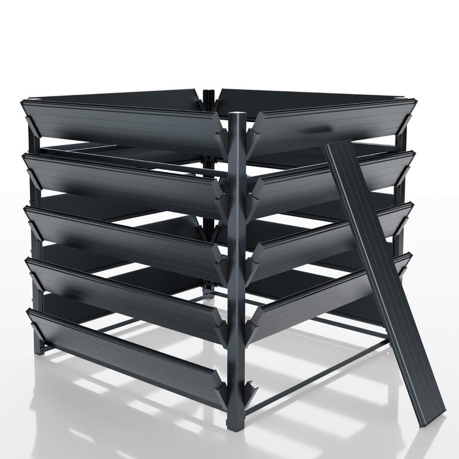 Aluminium-Komposter Robusto 1000 Liter