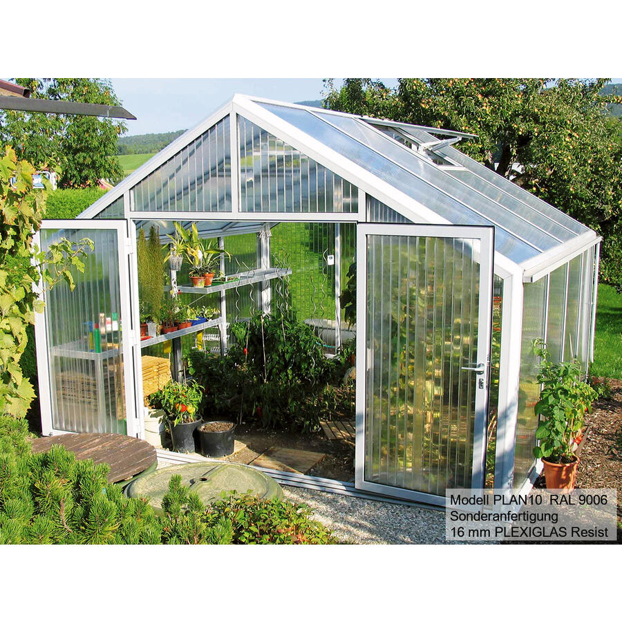 Gewchshaus Typ Plantarium Modell PLAN10  419 x 419 cm