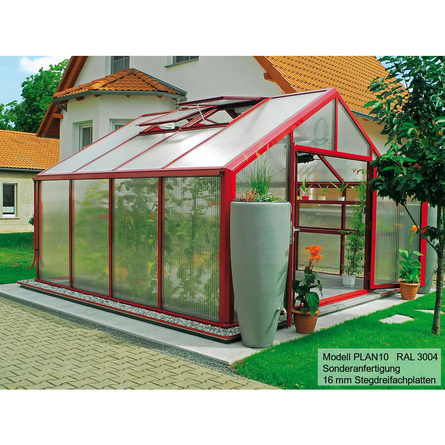 Gewchshaus Typ Plantarium Modell PLAN10  419 x 419 cm