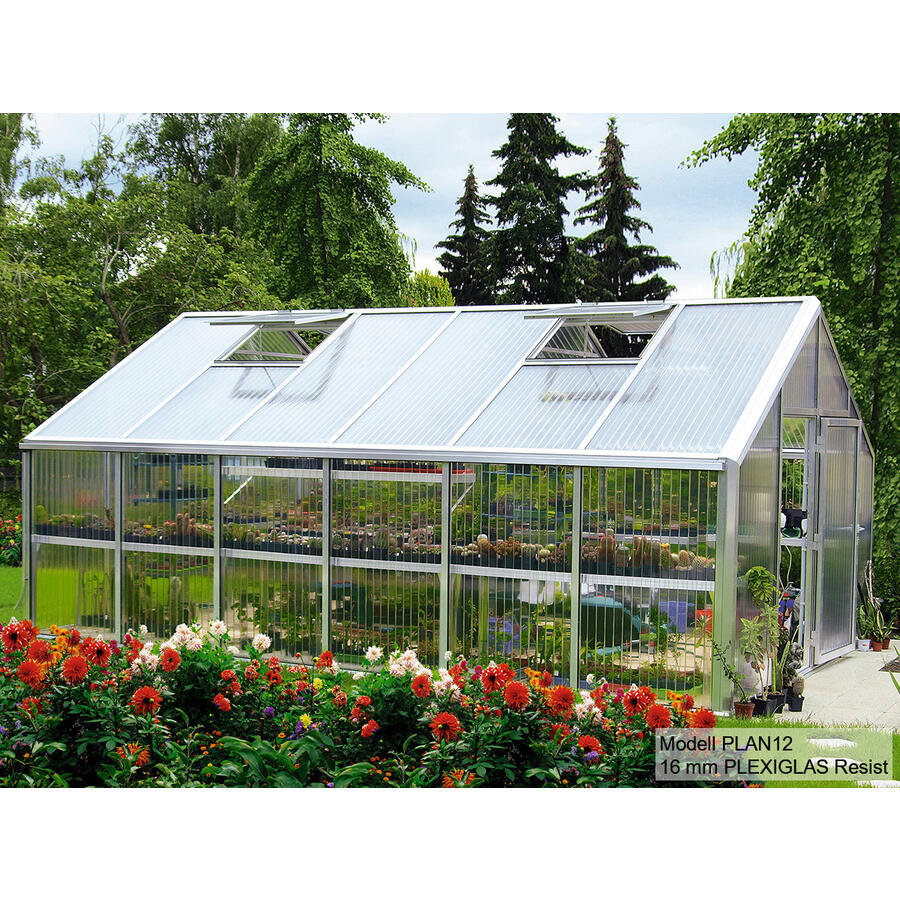 Gewchshaus Typ Plantarium Modell PLAN12  419 x 621 cm