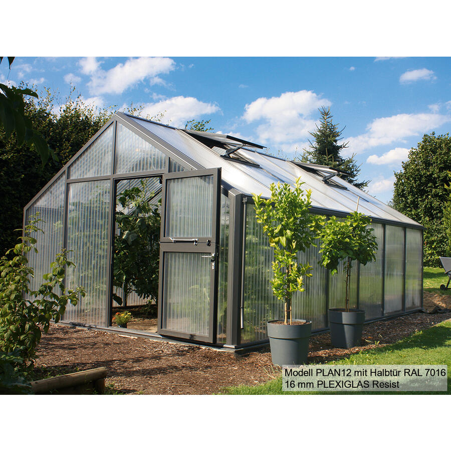 Gewchshaus Typ Plantarium Modell PLAN12  419 x 621 cm