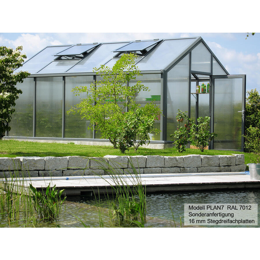 Gewchshaus Typ Plantarium Modell PLAN7  319 x 520 cm