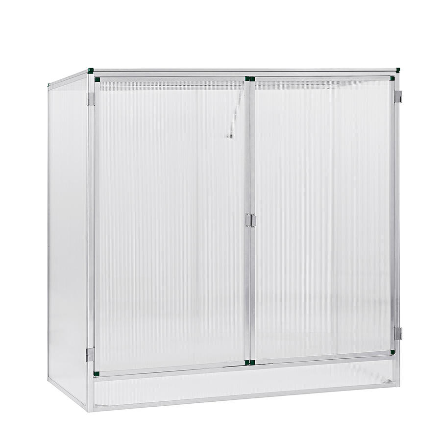 Pflanzenhaus Modell 1 160 x 77 x 162 cm mit 6 mm Stegdoppelplatten