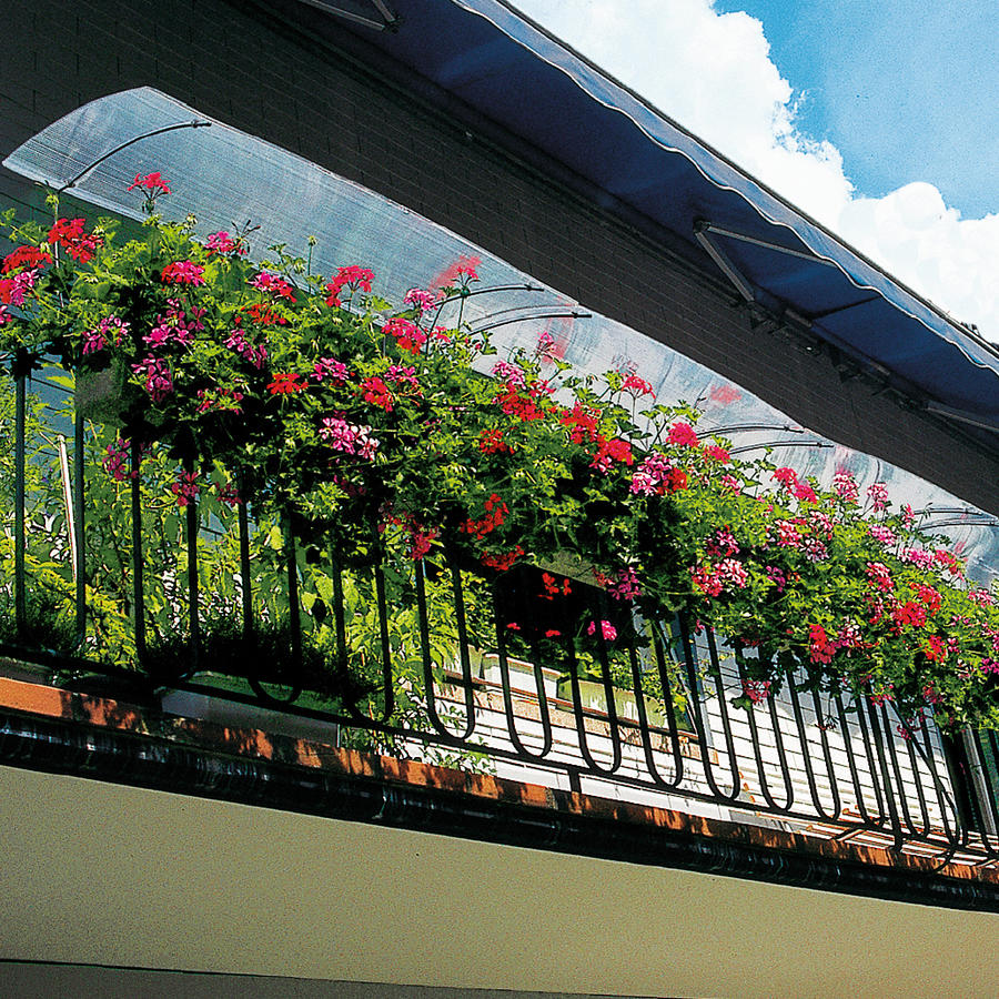 Regenschutz für Balkonkästen Bild 2