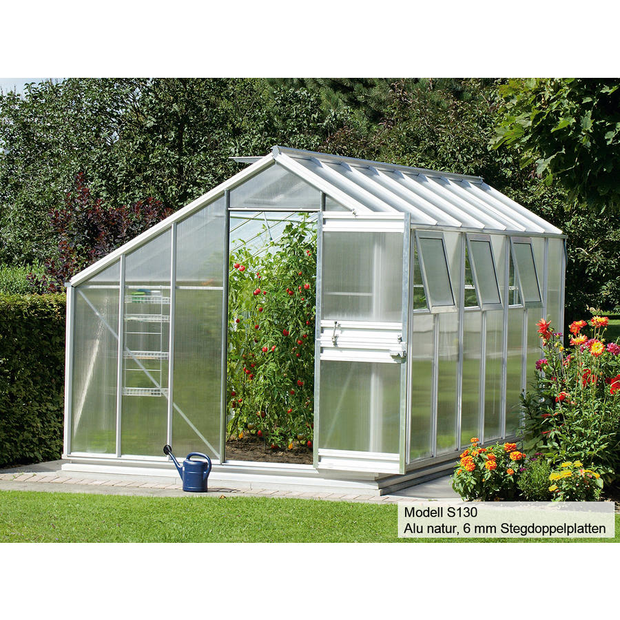 Gewchshaus Typ Allgu Modell S130  256 x 504 cm