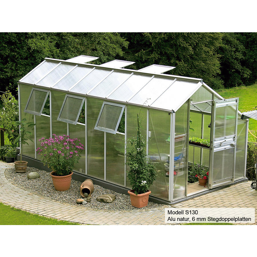 Gewchshaus Typ Allgu Modell S130  256 x 504 cm