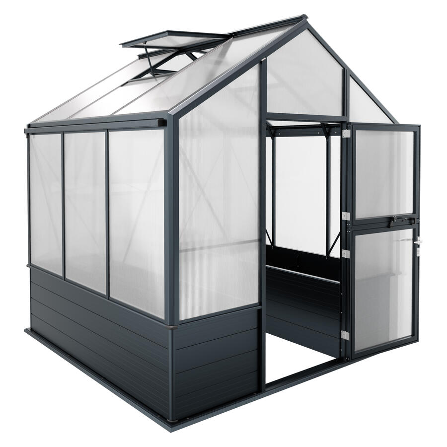 Hochbeet-Gew�chshaus Typ Solanum� Modell COMFORT SOLH63  257 x 222 cm